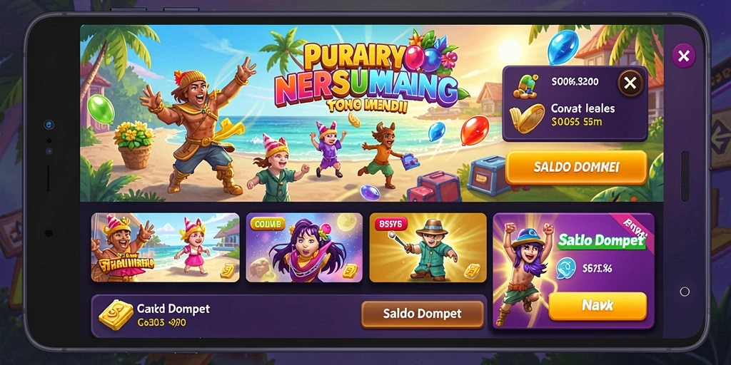 ajaib88 - Fitur multiplayer yang memungkinkan bermain dengan teman.